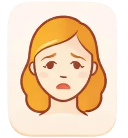 حواجب باهتة