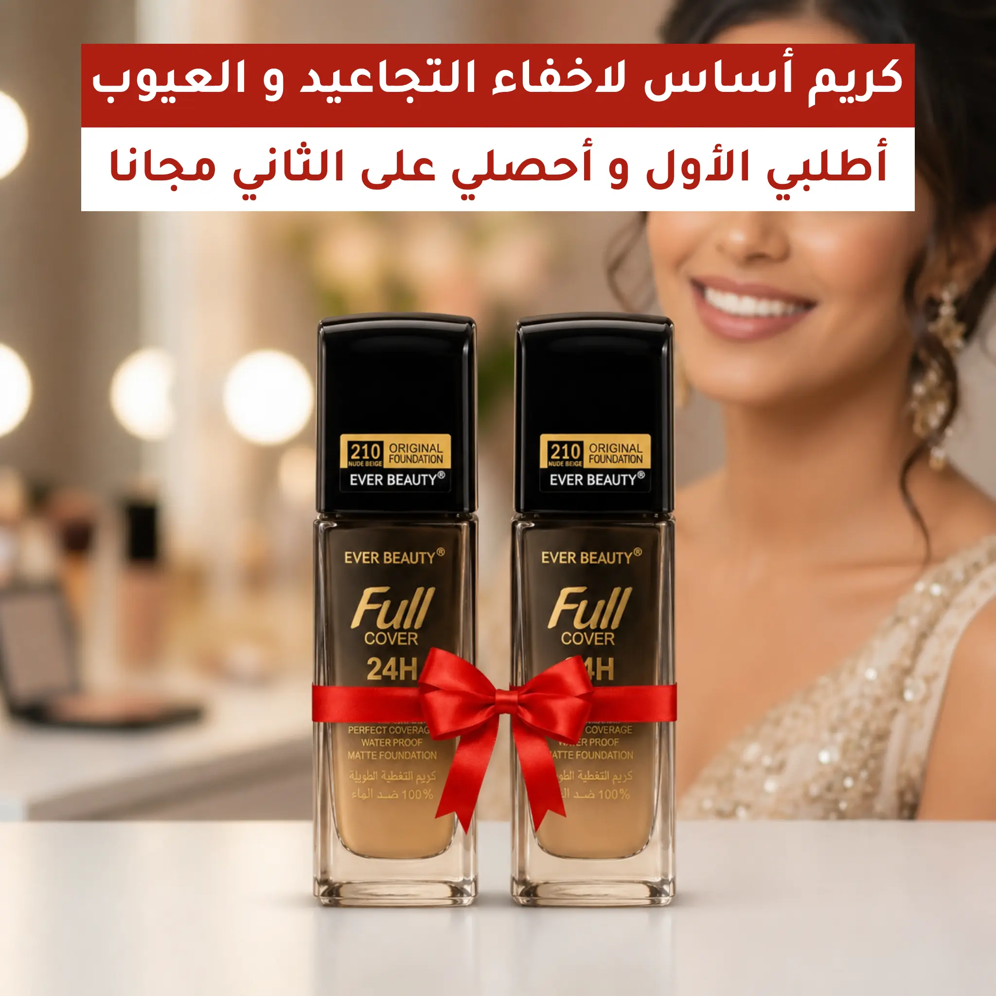 كريم أساس بتغطية مثالية