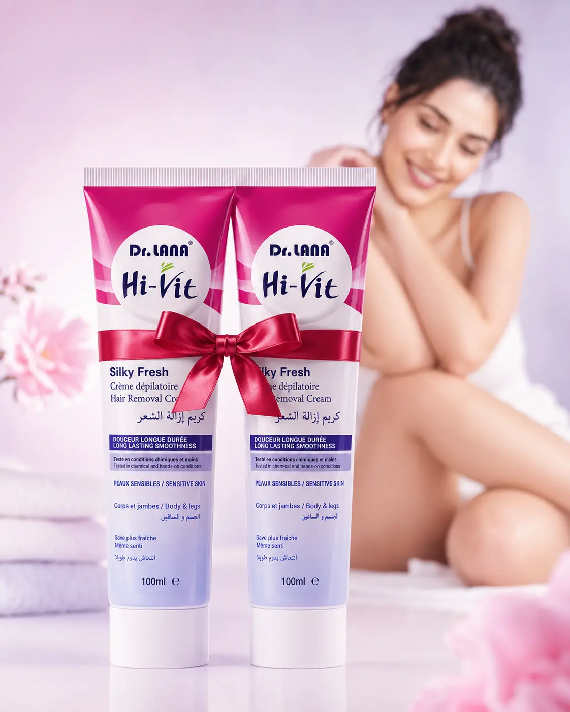 عبوتان من كريم Silky Fresh